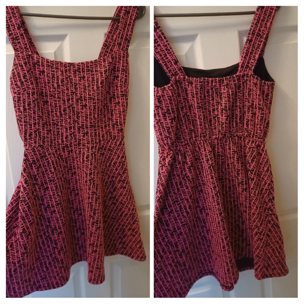 Hot pink/Black dress
